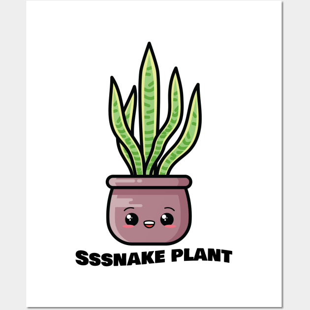 Sssnake Plant Wall Art by 1pic1treat